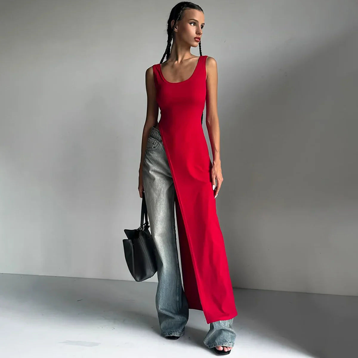 Asymmetrical Maxi Top