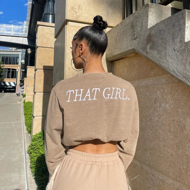 That Girl Crop Sweatshirt