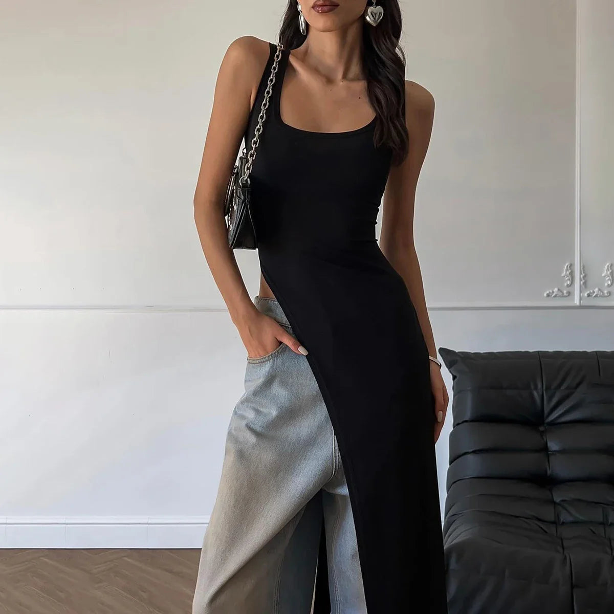 Asymmetrical Maxi Top