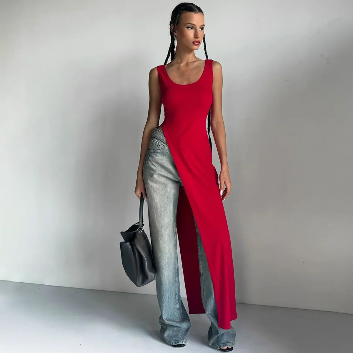 Asymmetrical Maxi Top