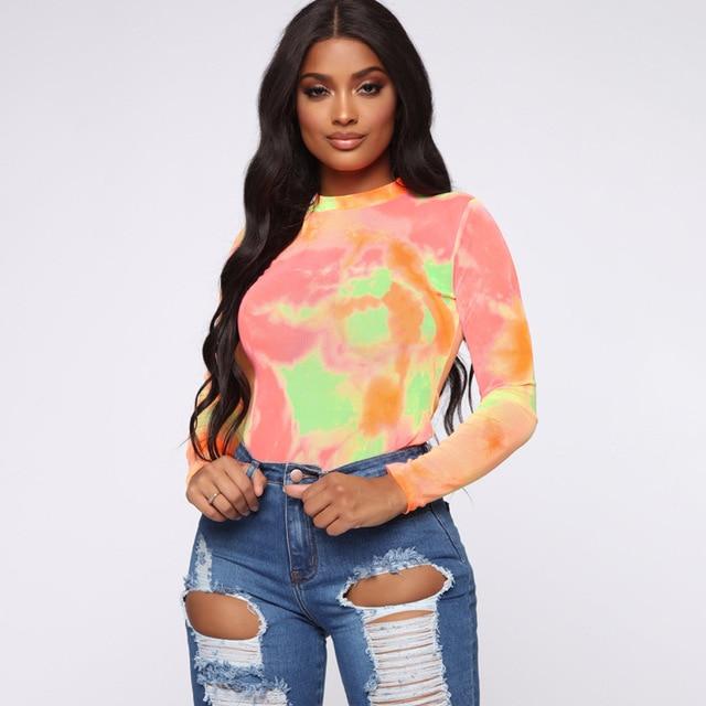 Tie Dye Autumn Bodysuit