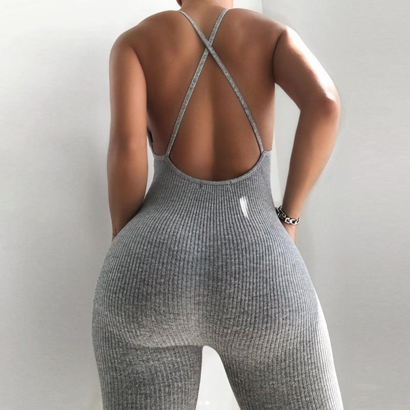 V-Neck Sexy Jumpsuit