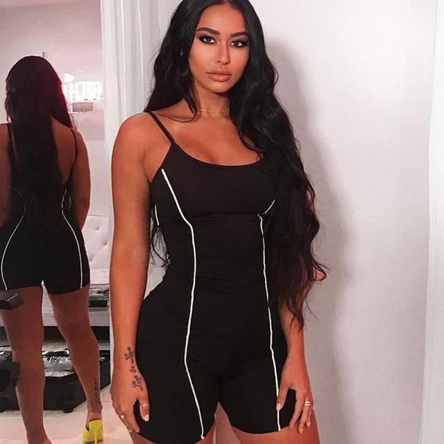 Reflective Strip Playsuit